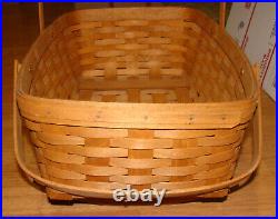 1996 Longaberger Cradle Basket, 18.5 in. Duel Handles, Rocking