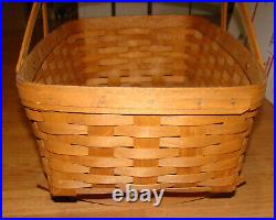 1996 Longaberger Cradle Basket, 18.5 in. Duel Handles, Rocking