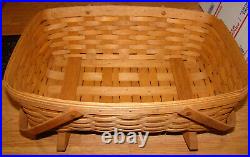 1996 Longaberger Cradle Basket, 18.5 in. Duel Handles, Rocking