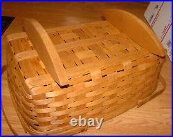 1996 Longaberger Cradle Basket, 18.5 in. Duel Handles, Rocking