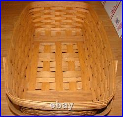 1996 Longaberger Cradle Basket, 18.5 in. Duel Handles, Rocking