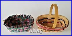 1997-99 lot 3 LONGABERGER EASTER BASKET SET with liners inserts info