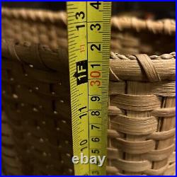 1997 Longaberger Stair Step Basket RARE 1 Handle Rope Edge Signed RM (sibling) 1997 Longaberger Stair Step Basket RARE 1 Handle Rope Edge Signed RM (sibling)