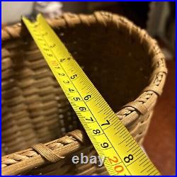 1997 Longaberger Stair Step Basket RARE 1 Handle Rope Edge Signed RM (sibling) 1997 Longaberger Stair Step Basket RARE 1 Handle Rope Edge Signed RM (sibling)