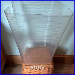 1997 Vintage Longaberger Large Hamper Laundry Basket with Lid and Protector 1997 Vintage Longaberger Large Hamper Laundry Basket with Lid and Protector