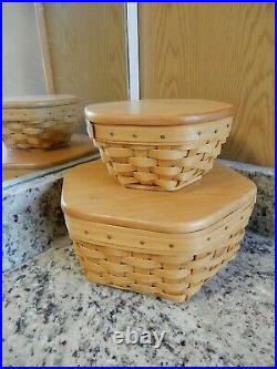 1998 LONGABERGER Basket Set 1998 LONGABERGER Basket Set