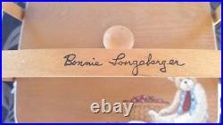 1998 Longaberger 2-Pie Basket with HP Apple Pie Lid by K. S. Lanam Complete Set