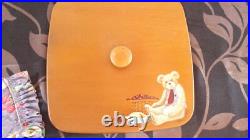 1998 Longaberger 2-Pie Basket with HP Apple Pie Lid by K. S. Lanam Complete Set