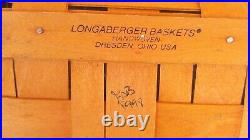 1998 Longaberger Basket Complete with HP Lid from K. S. Lanam -Apple Pie 1998 Longaberger Basket Complete with HP Lid from K. S. Lanam -Apple Pie