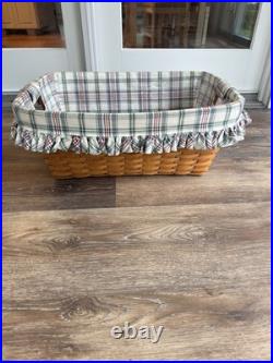 1998 Longaberger Laundry Basket Large 24 x 17 x 9.5 With Handles 1998 Longaberger Laundry Basket Large 24 x 17 x 9.5 With Handles