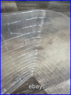 1998 Longaberger Laundry Basket Large 24 x 17 x 9.5 With Handles