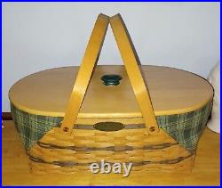 1999 Longaberger Generosity Basket With Cover