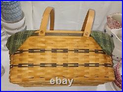 1999 Longaberger Generosity Basket With Cover