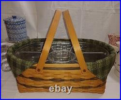 1999 Longaberger Generosity Basket With Cover