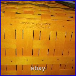 1999 Longaberger Generosity Basket With Cover