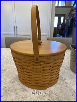 1999 Longaberger Pot of Gold Work Around Basket Wonderful condition 1999 Longaberger Pot of Gold Work Around Basket Wonderful condition
