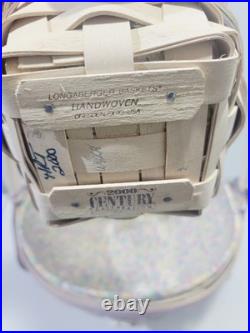 2000 Longaberger Century Celebration White Easter Basket 11-Pc Set 2000 Longaberger Century Celebration White Easter Basket 11-Pc Set