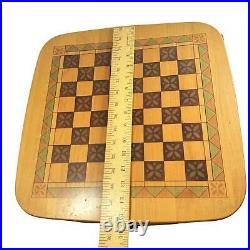 2001 Longaberger Checkers Game Checkerboard Large Woven Basket