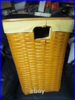 2002 Longaberger Handwoven Hamper Basket