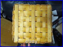 2002 Longaberger Handwoven Hamper Basket