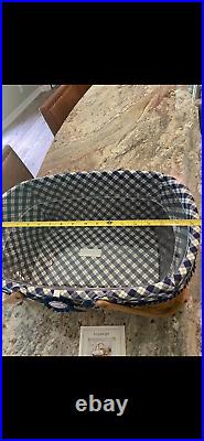 2004 Longaberger Blue Ribbon Collection Crafting Basket Set