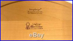 2004 Longaberger CRAFT KEEPER BASKET Combo Liner, Protector Set Woodcrafters Lid