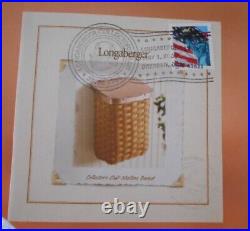 2006 Longaberger Collector's Club Mail Box Basket with copper lid read