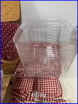 2006 Longaberger Large Picnic Basket Swing Handles LINER PROTECTORRARE