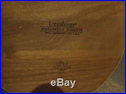 2006 Set of 4 Longaberger Crock/Canister Basket Combo Set