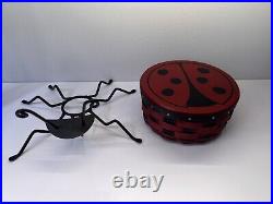 2009 Longaberger Collector's Club Ladybug Basket Set