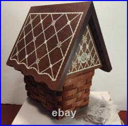2009 Longaberger Collectors Club Gingerbread House Basket Set With Box 2009 Longaberger Collectors Club Gingerbread House Basket Set With Box