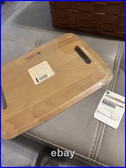 2009 Longaberger Med. Rectangle Storage Basket with Lid, Fabric Liner & Protector