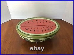 2010 Large Longaberger Collectors Club Watermelon Basket Combo Set