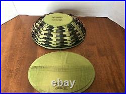 2010 Large Longaberger Collectors Club Watermelon Basket Combo Set