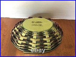 2010 Large Longaberger Collectors Club Watermelon Basket Combo Set