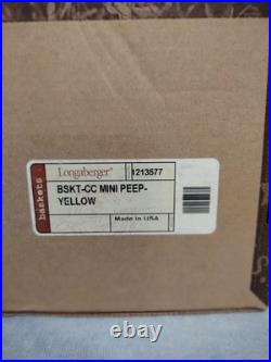 2013 MINIATURE PEEP BASKET LONGABERGER COLLECTORS CLUB Item #12135