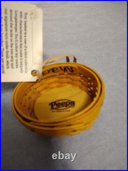 2013 MINIATURE PEEP BASKET LONGABERGER COLLECTORS CLUB Item #12135