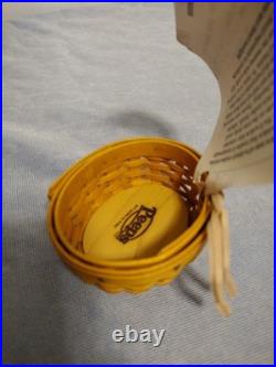 2013 MINIATURE PEEP BASKET LONGABERGER COLLECTORS CLUB Item #12135