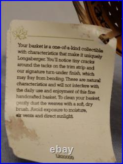 2013 MINIATURE PEEP BASKET LONGABERGER COLLECTORS CLUB Item #12135