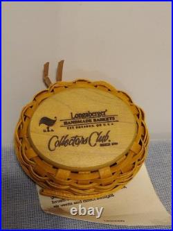 2013 MINIATURE PEEP BASKET LONGABERGER COLLECTORS CLUB Item #12135
