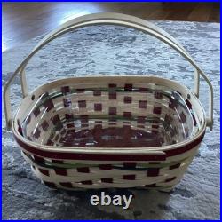 2017 Longaberger Snow Drift Basket with Handles 2017 Longaberger Snow Drift Basket with Handles