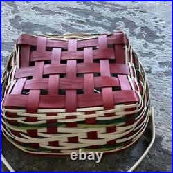 2017 Longaberger Snow Drift Basket with Handles