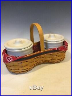 2 complete sets of Longaberger Century 2000 Celebration Baskets with Crock Pots