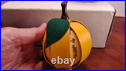 3 Pieces of Longaberger Wood Craft Fruit HTF