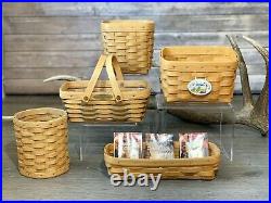 5 Spring Longaberger Baskets Recipe Woven Memories 1999 2000 2002 2004