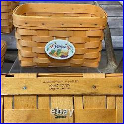 5 Spring Longaberger Baskets Recipe Woven Memories 1999 2000 2002 2004