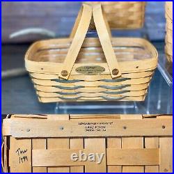 5 Spring Longaberger Baskets Recipe Woven Memories 1999 2000 2002 2004