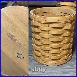 5 Spring Longaberger Baskets Recipe Woven Memories 1999 2000 2002 2004
