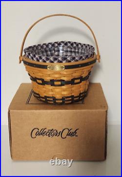 8 Longaberger Collectors Club JW Miniature Baskets & Miniature Pottery