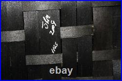 979-2009 Longaberger Halloween Black Cat basket set withwrought iron stand-NWT